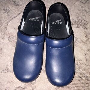 Dansko Navy Slip-On Shoes